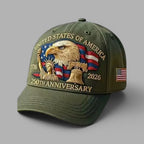 United States of America 250th Anniversary Eagle Baseball Cap